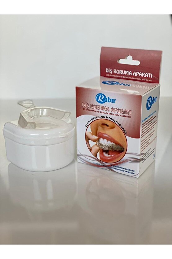 Diş Sıkma Diş Gıcırdatma Aparatı Silikon Dişlik Bruksizm Dişliği Gece Plağı Diş Sıkma Önleyici