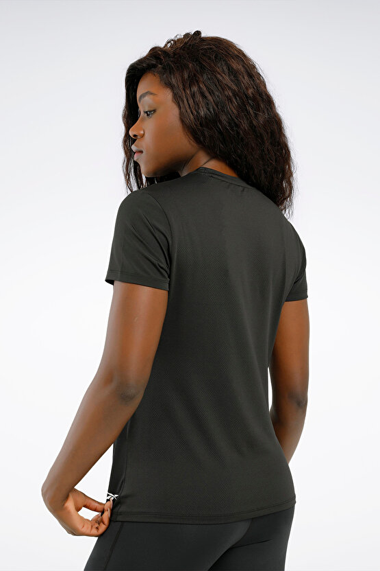 WOR Speedwick Tee Siyah Kadın Kısa Kol T-Shirt