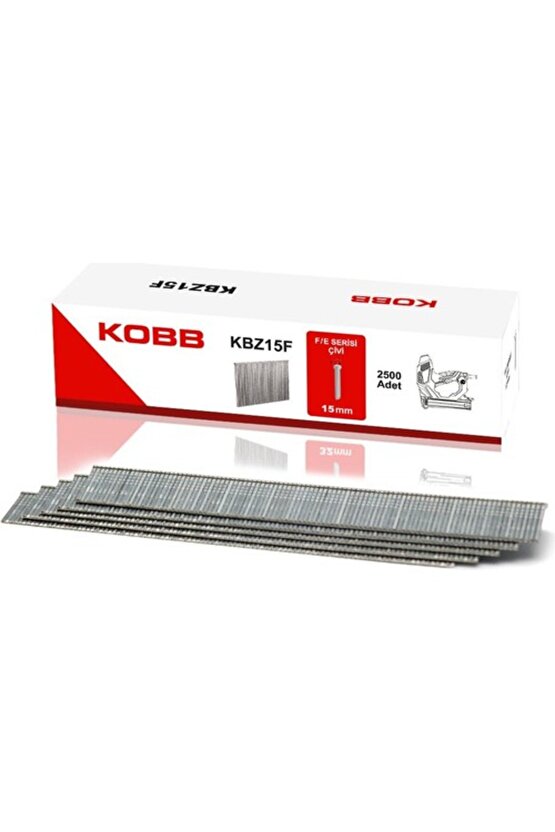 KBZ15F 15mm 2500 Adet FEJ8 Serisi Ağır Hizmet Tipi Kesik Başlı Çivi