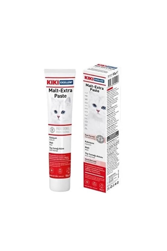 Kiki Excellent Malt Extra Tüy Yumağı Önceliyici Kedi Malt Macunu 100 Gr