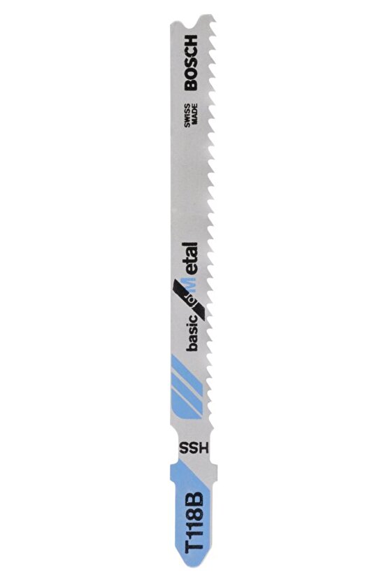 Ekonomik Seri Metal İçin T 118 B Dekupaj Testeresi Bıçağı - 100Lü Paket
