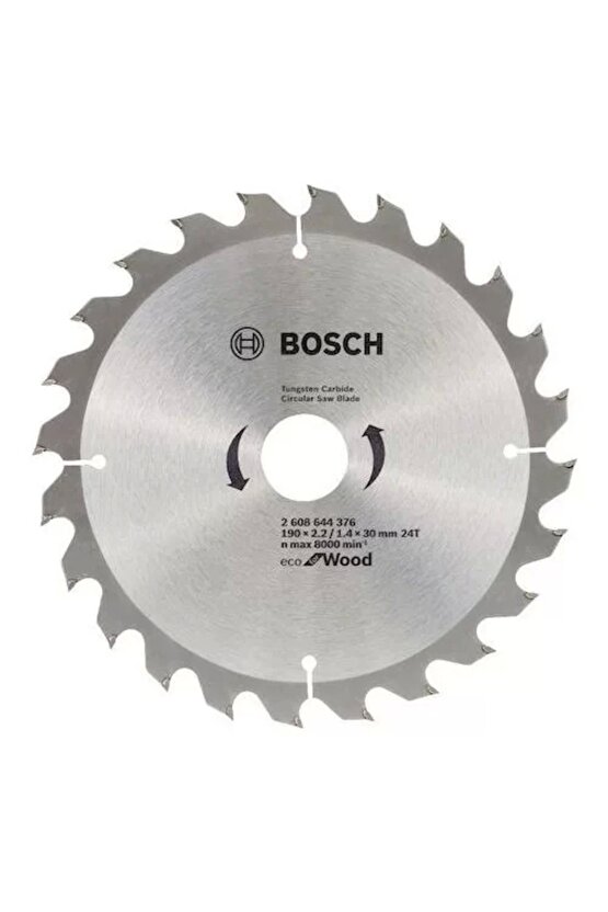 Eco For Wood Ahşap Daire Testere 190 X 2.21.4 X 30 mm 24 Diş