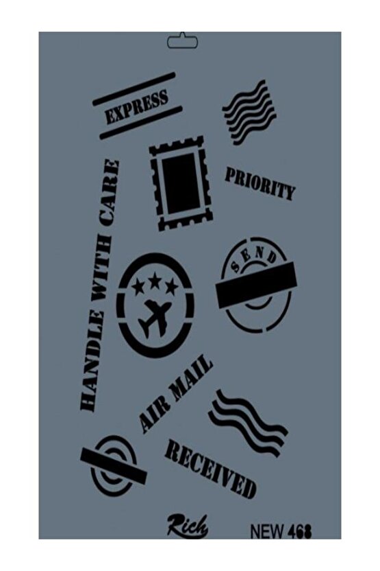 Stencil New Seri 468 25x35