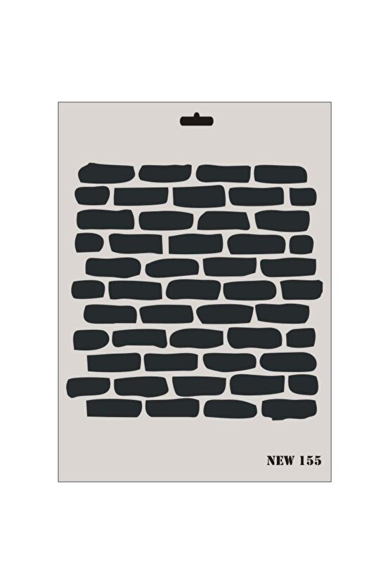 New Seri N-155 Stencil 35x25 Cm