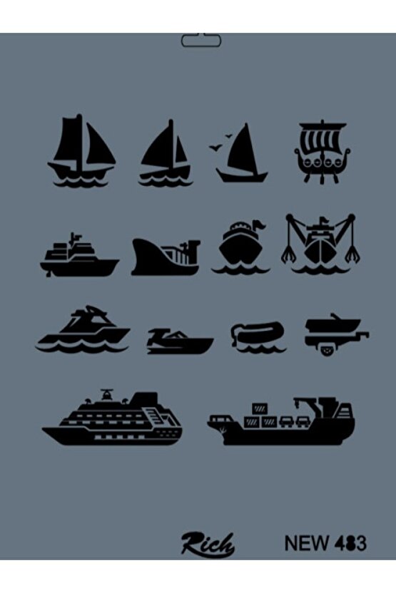 STENCIL NEW SERİ X-LARGE 483