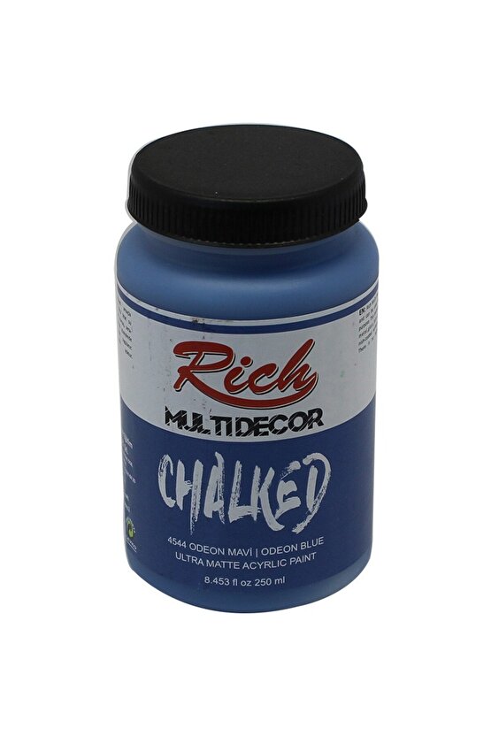 Multi Decor Chalked Akrilik Boya 250 cc Odeon Mavi 4544