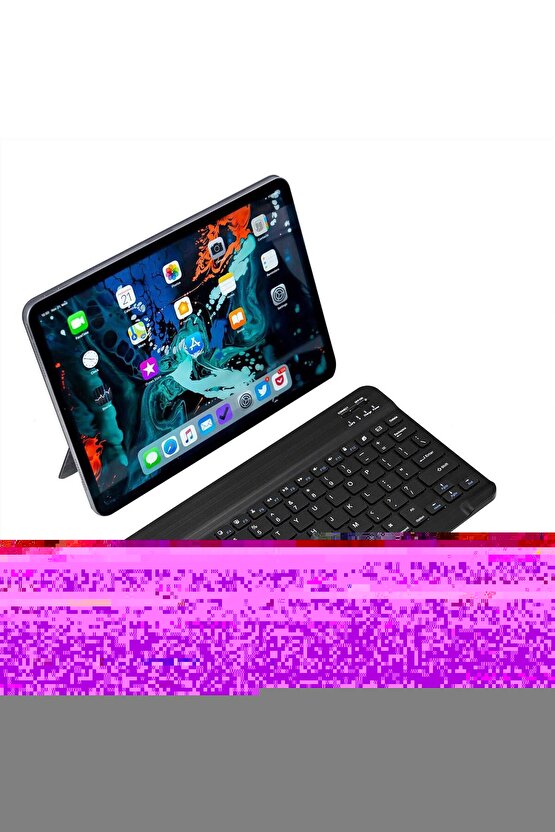 Redmi Pad SE 11 Tablet İçin Uyumlu Bluetooth Tablet Klavyesi Mini Slim Şarjlı Kablosuz