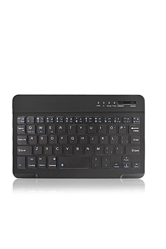 Lenovo M10 Plus 3.Nesil TB128FU İçin Uyumlu Bluetooth Tablet Klavyesi Mini Slim Şarjlı Kablosuz