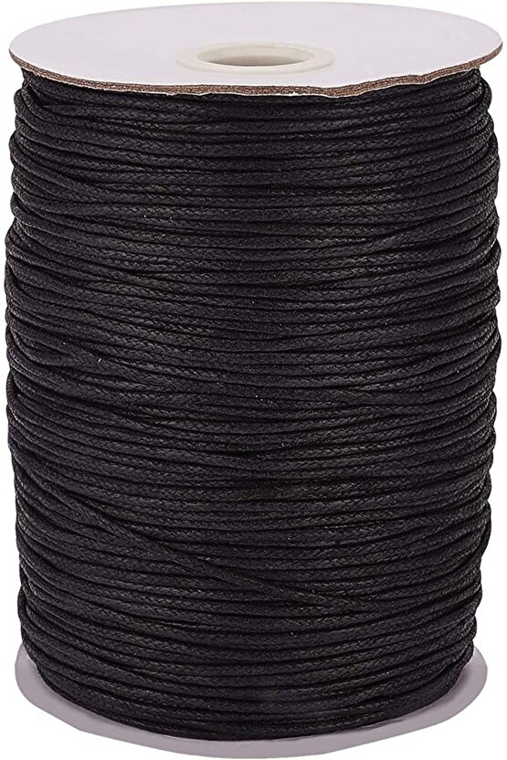 Mumlu Ip Bileklik-kolye Ipi Siyah 1.5 Mm 1000 Metre
