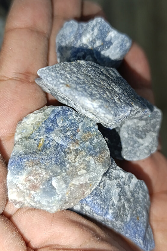 Mavi Aventurin Taşı İşlenmemiş Doğaltaş Kütle 1 Adet