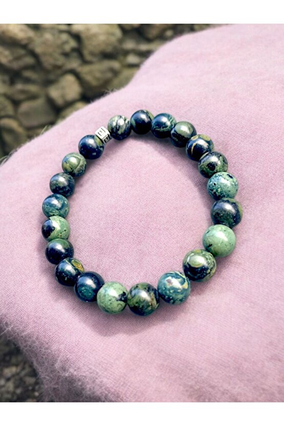 Doğal Taş Serpentin Taşı Bileklik