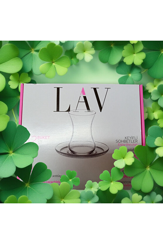 Lav 12 buket çay setti