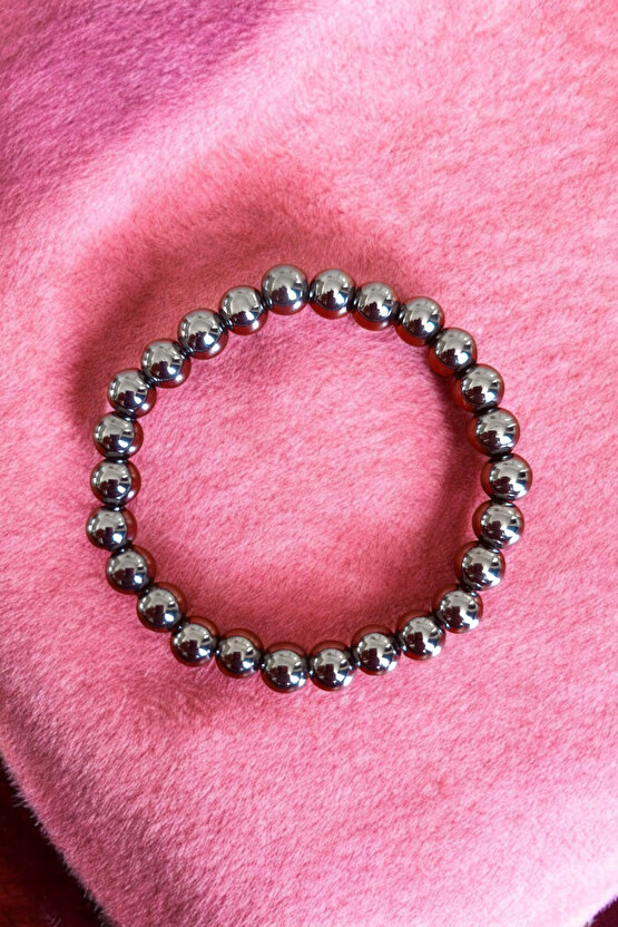 Hematit bileklik Orijinal Gerçek Hematit Taşı Bileklik (kaplama Değil) Doğal Taş