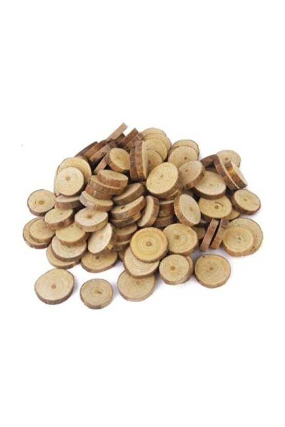 Odun Dilimi Doğal Meşe Ağacı (25 Adet)