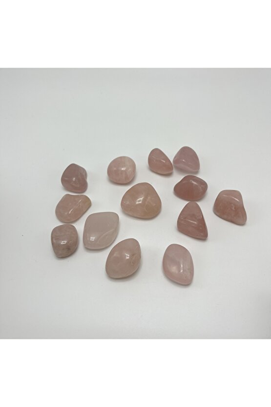 Pembe Kuvars Tımbıl Doğal Taş (1 adet )