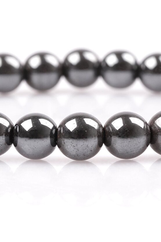 Hematit Doğal Taş Bileklik 6 mm