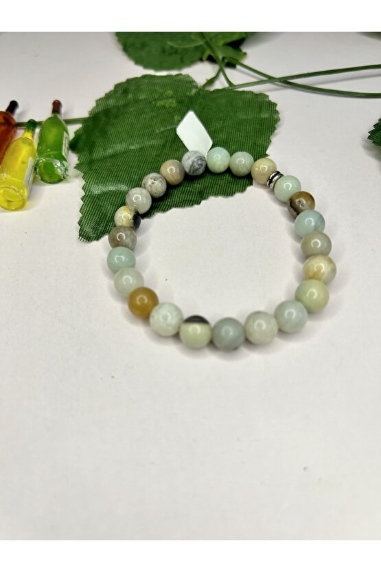 Amazonit Taşı Bileklik-%100 Orijinal Ve Sertifikalı