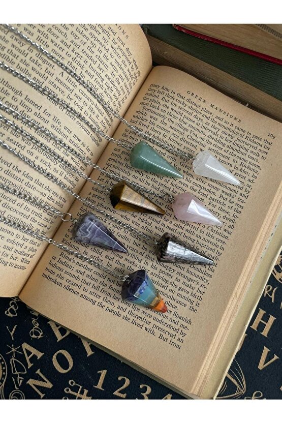 7 Çakra Doğal Taş Pandül - Sarkaç