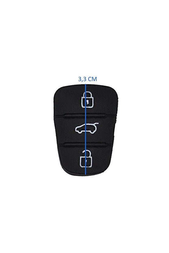 Hyundai İ30 İ20 Kia Rio için Anahtar Buton Lastiği