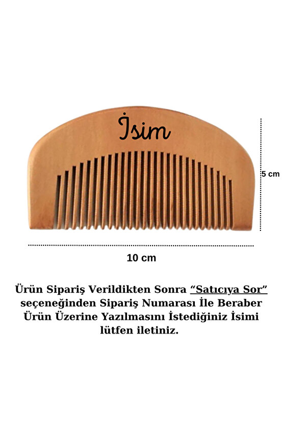 Doğal Ahşap Tarak