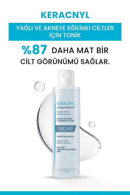 Keracnyl Yağlı ve Akneye Eğilimli Ciltler için Tonik 200 ml
