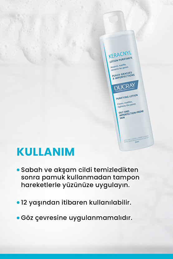 Keracnyl Yağlı ve Akneye Eğilimli Ciltler için Tonik 200 ml