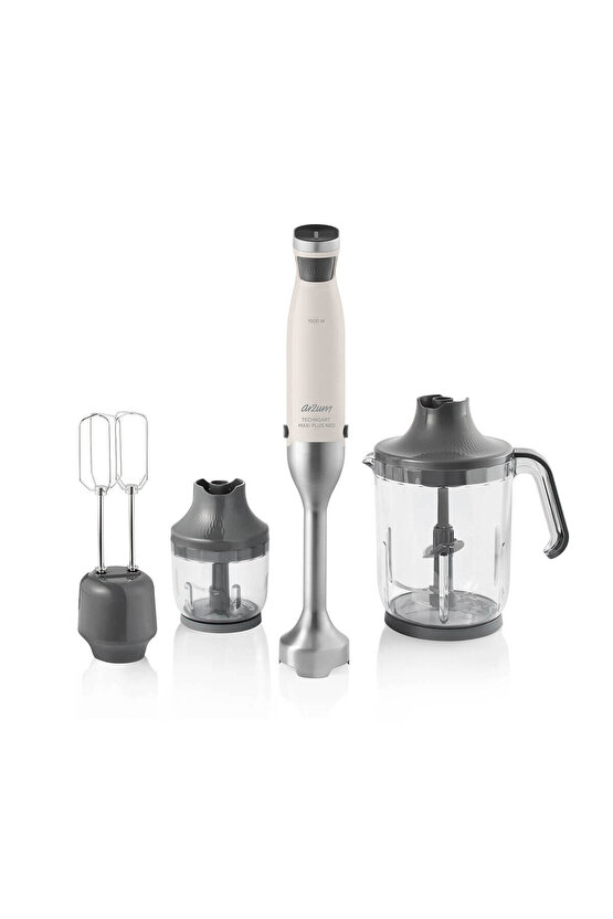 Technoart Maxi Plus Neo Blender Seti 1500 W Beyaz - AR1115-B