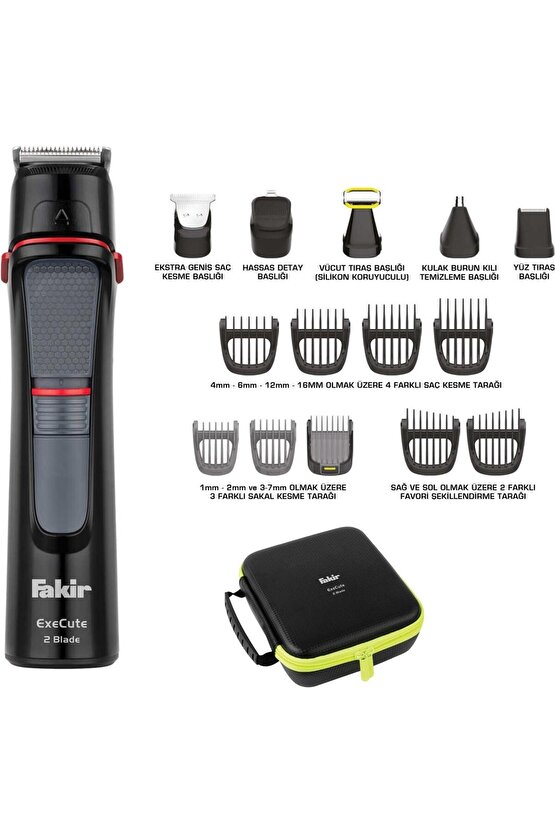 Execute 2 Blade Bakım Kiti Siyah