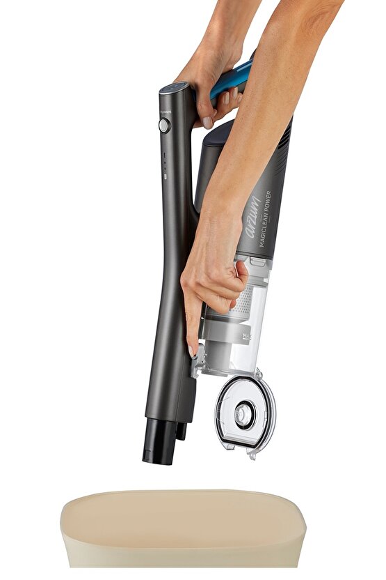 Magiclean Power Dikey Şarjlı Süpürge - Gri - Ar4205