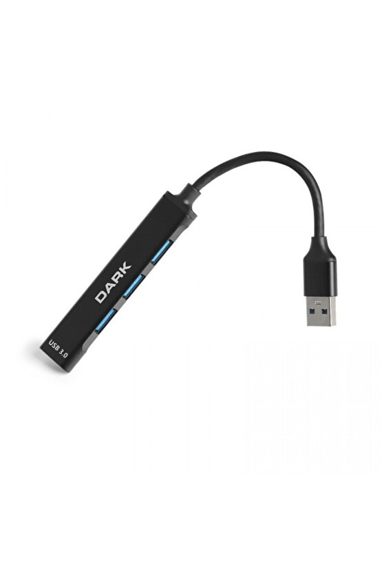 Connect Master X4 Dk-ac-usb310 4port Usb 3.0 Siyah Usb Çoklayıcı Hub