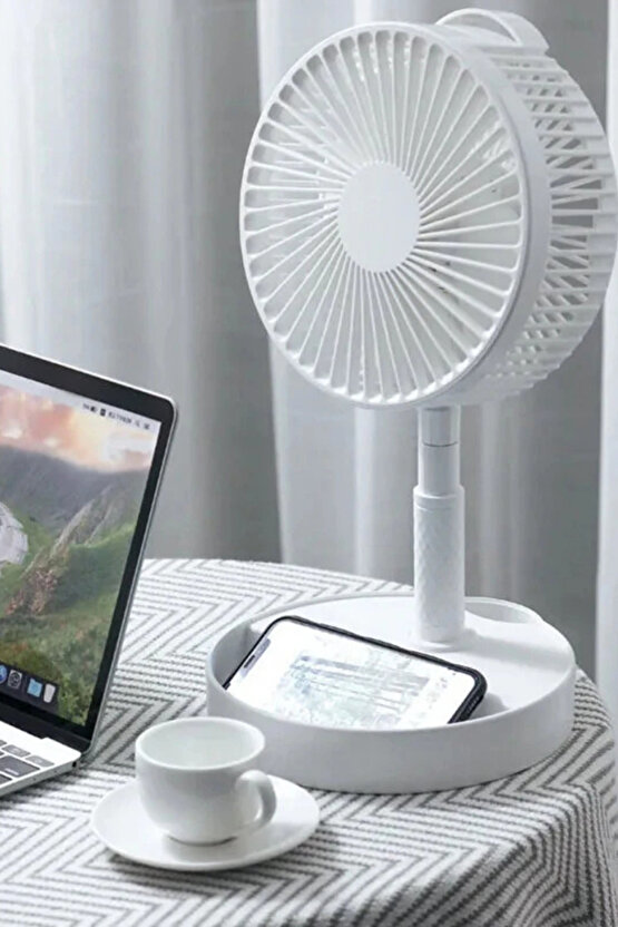 Yüksekliği Ayarlanır Sessiz Taşınabilir Katlanabilir Masaüstü Ayaklı Uzaktan Kumandalı Vantilatör