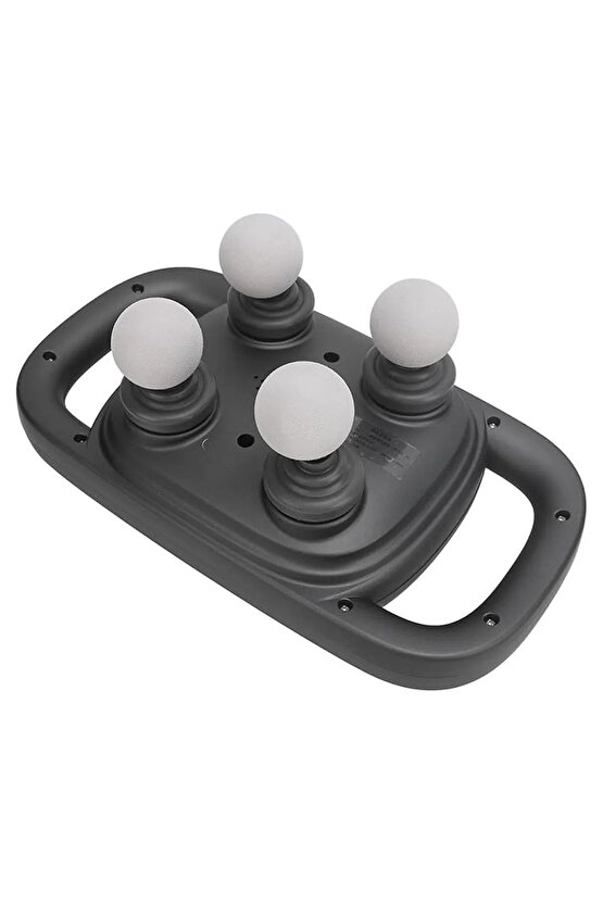 4 Başlıklı Şarjlı Masaj Aleti Yorgunluk Giderici 9 Farklı Mod Rahatlatan Masaj Tabancası