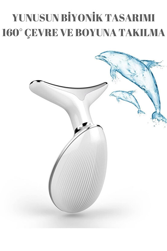 Yüz Ve Boyun Ems Güzellik Cihazı Gıdık,Sarkma,Yüz Cihaz Pilli Titreşimli