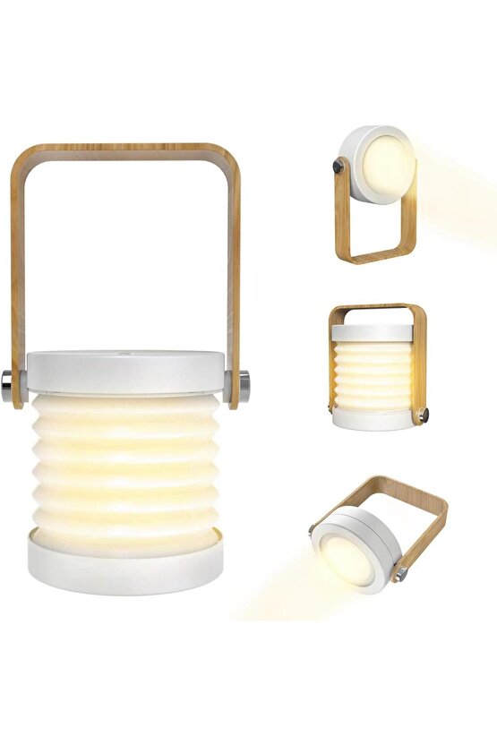 Katlanabilir 3 Kademeli 1200 Mah Dokunmatik Led Lamba