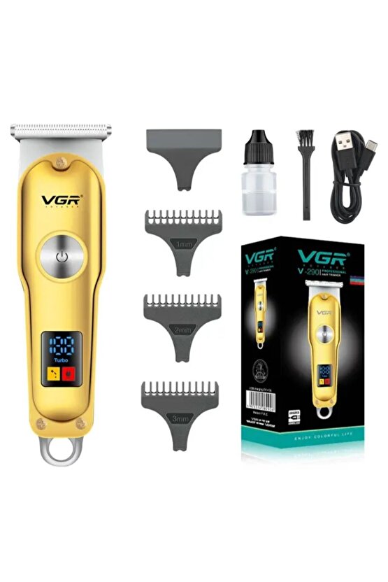 V-290 Digital Ekran Saç Sakal Kesme Makinesi