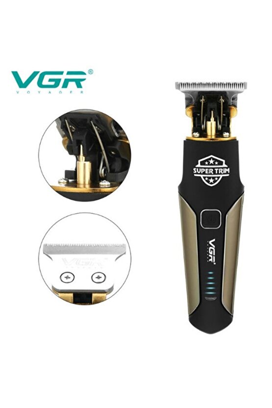 Professıonal Super Trim Saç Sakal Vücut Tıraş Makinesi Erkek Bakım Seti Kuaför Kesim