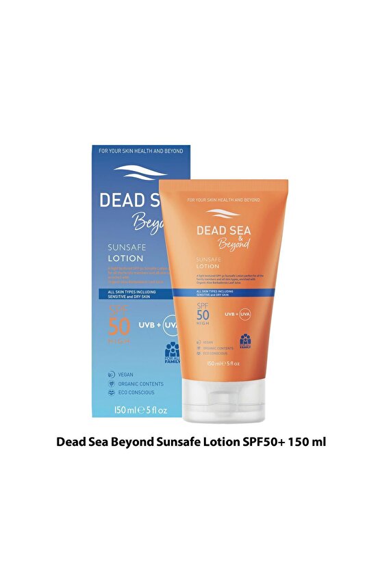 DEAD SEA & Beyond SUNSAFE LOTION SPF 50 HIGH 150 ml