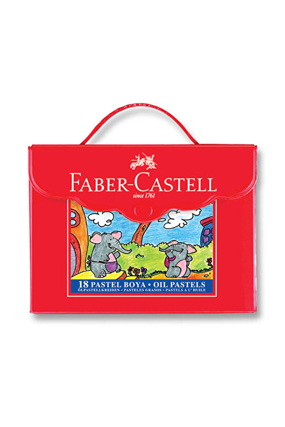 Pastel Boya Plastik Çantalı 18 Renk 125119
