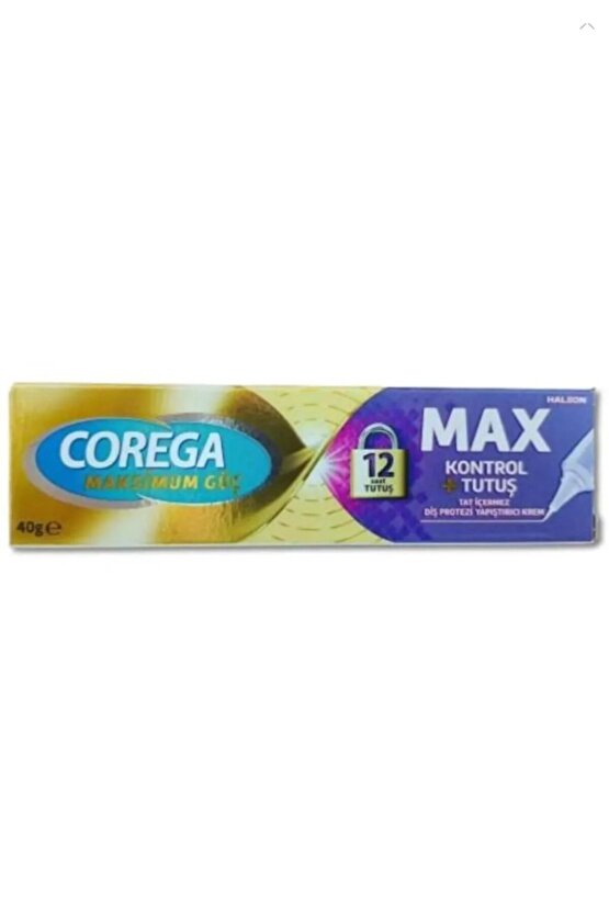 Maksimum Kontrol Tutuş+ Kalkan Yapıştırıcı Krem 40 gr