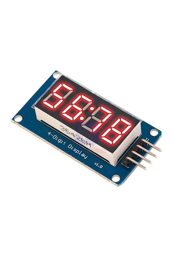 Tm1637 4 Hane 4 Digit Dijital Seri 7 Segment Ekran Saat Iıc