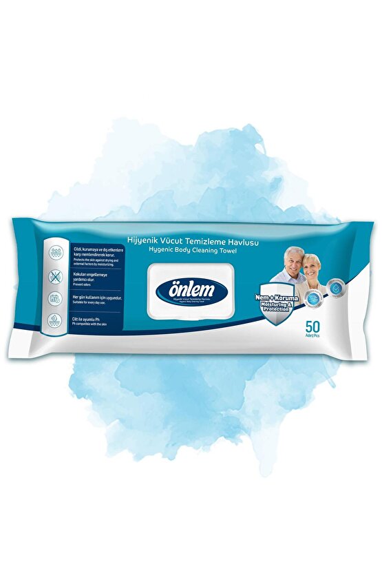 Önlem Vücut Temizleme Havlusu 50 x 12 Adet