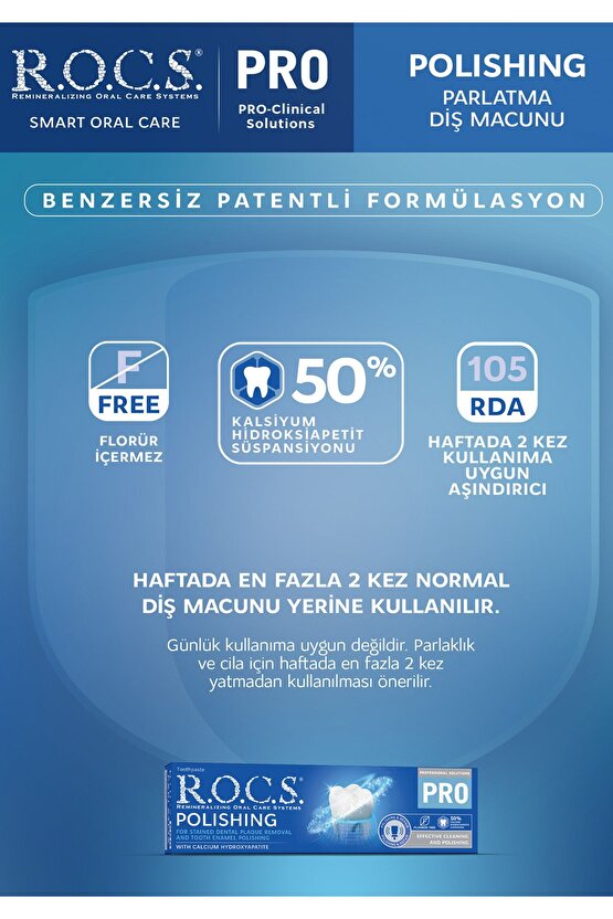 R.o.c.s Pro - Diş Parlatma Macunu (35g)