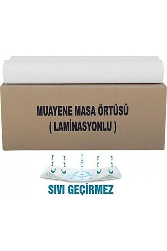 -med Muayene Masa Sedye Örtüsü Lamineli 50 Mt 20 Adet