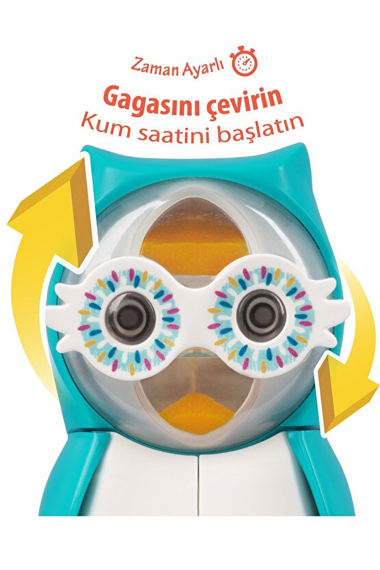 Diş Fırçası Saklama Kabı Baykuş Figürlü - Mavi