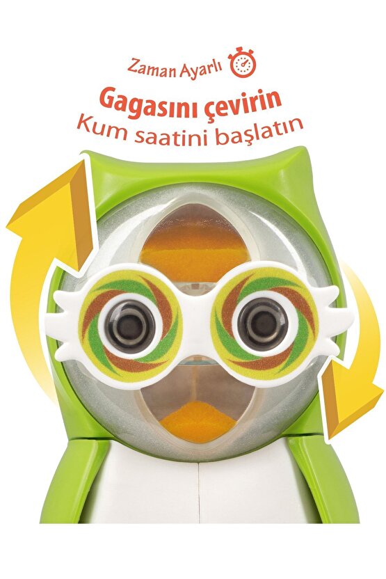 Baby Yeşil Baykuş Bakım Seti (PAPATYA MACUN YEŞİL FIRÇA YEŞİ BAYKUŞ SAKLAMA KABI)