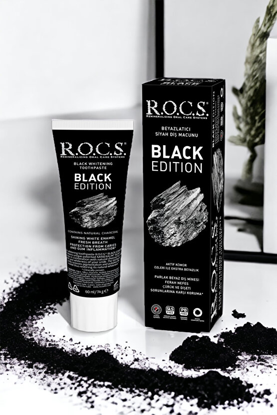 Rocs Black Edition Diş Macunu 60 Ml