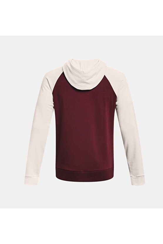 Erkek Ua Rival Fleece Wordmark Colorblock Kapüşonlu Üst 1373363-690