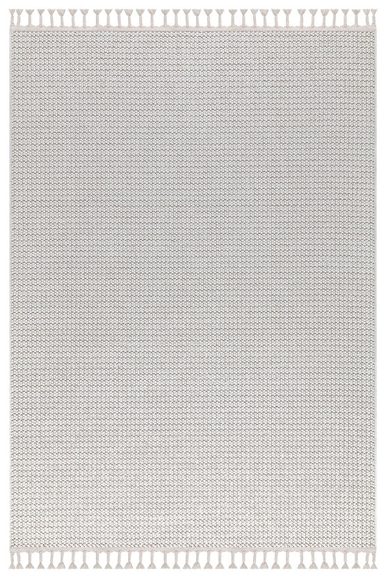 Mumbai 256 Bej - Beyaz Yumuşak Dokulu Halı Kilim Salon Mutfak Koridor  Yolluk Dokuma Makine Halısı