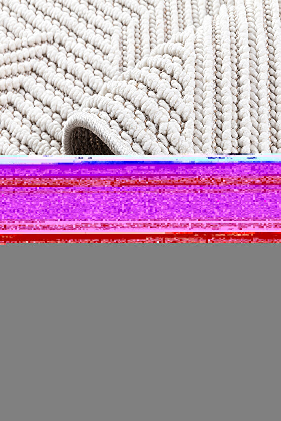 Mumbai 256 Gri - Beyaz Yumuşak Dokulu Halı Kilim Salon Mutfak Koridor  Yolluk Dokuma Makine Halısı