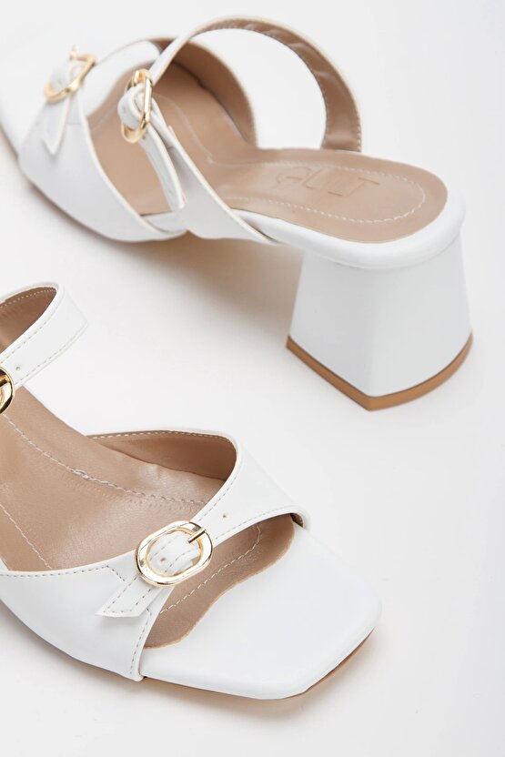 Kadın Kalın Topuklu Terlik